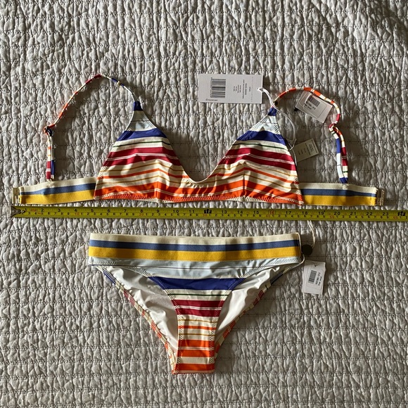STELLA MCCARTNEY | Colourful striped small bikini - Picture 5 of 10